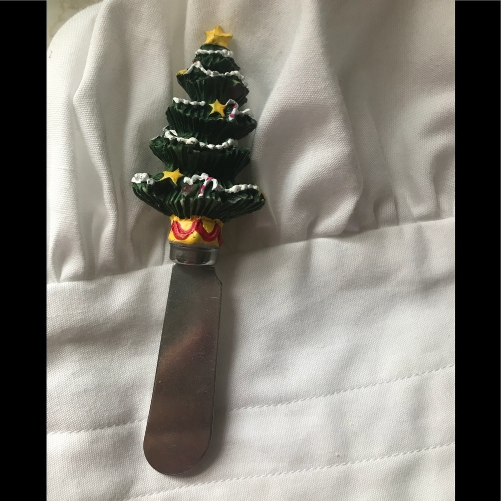 Rare Vintage 1970’s Christmas Tree butter knife